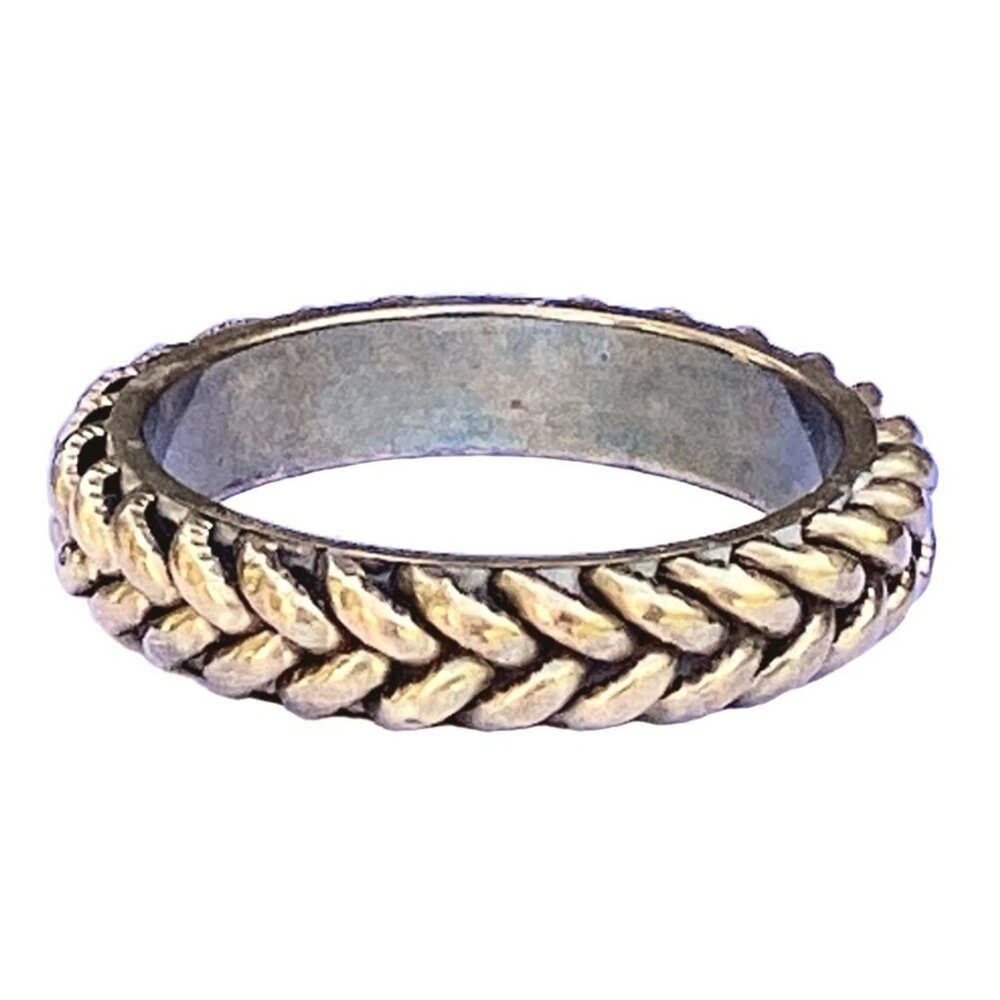 Chunky Braided Look Brass and Lac Lakh Bangle Bracelet India - Picture 2 of 5
